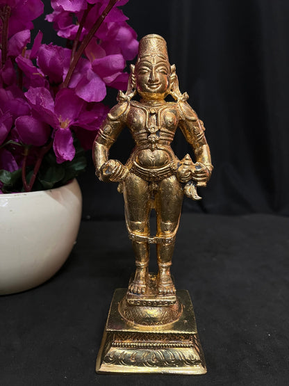 Prasiddh copper idol present panchaloha idol of vittala swamy / panduranga swamy