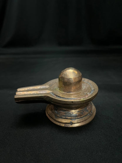 Bronze cast Solid Shiva linga