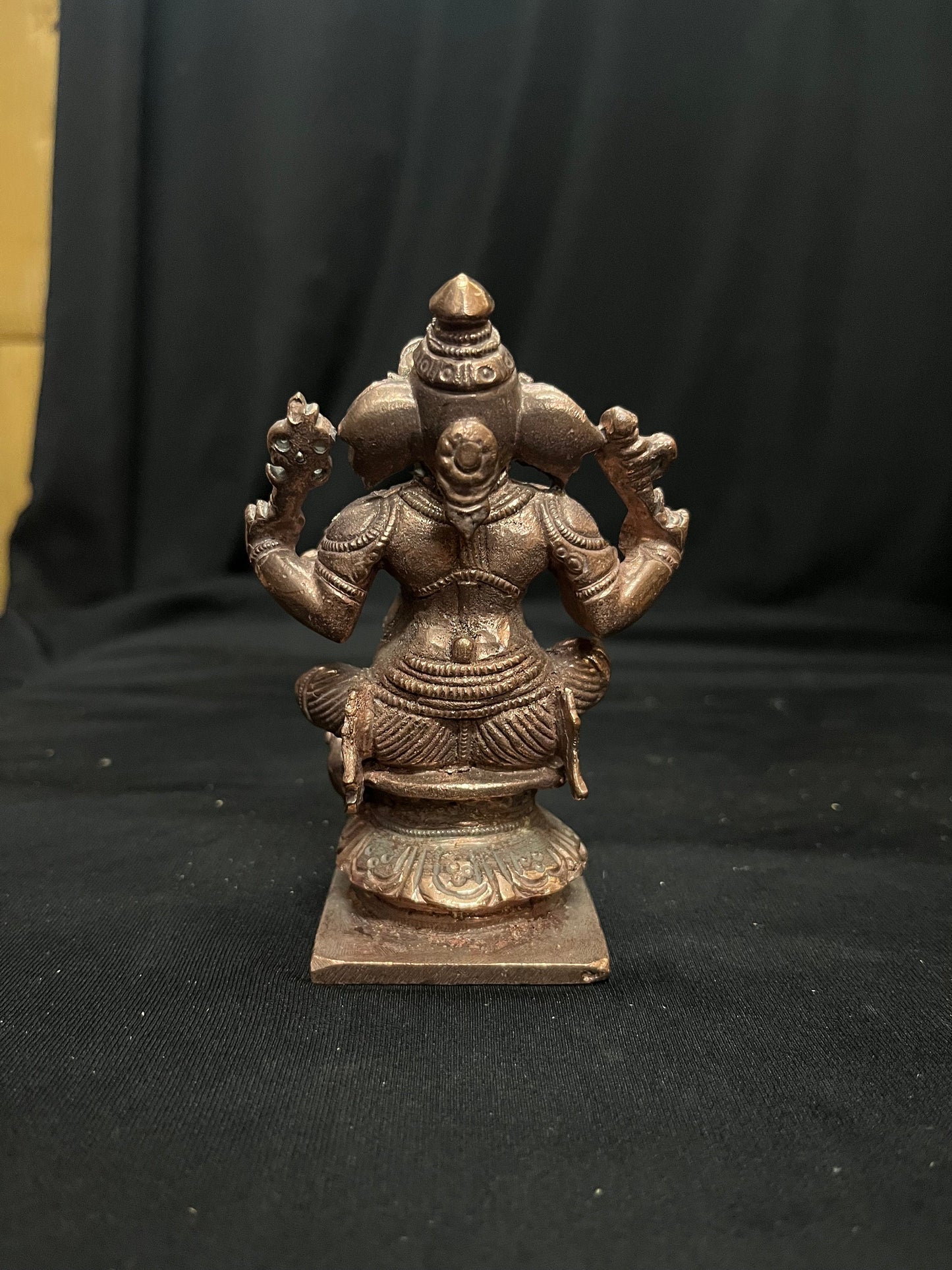 Bronze cast Ganesha in mysore style