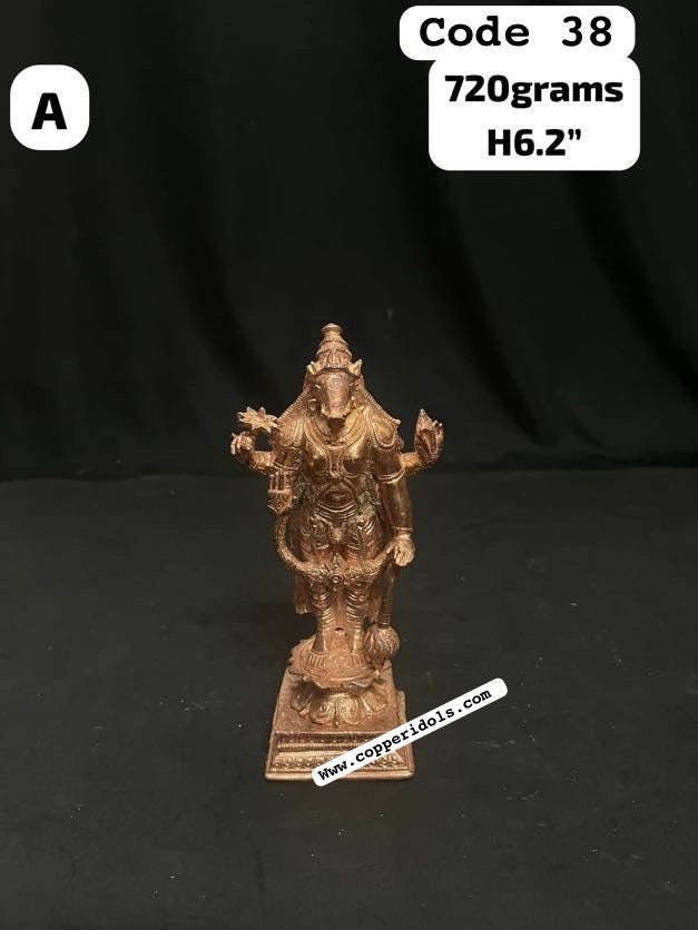 Copper idol of Varaha Swamy