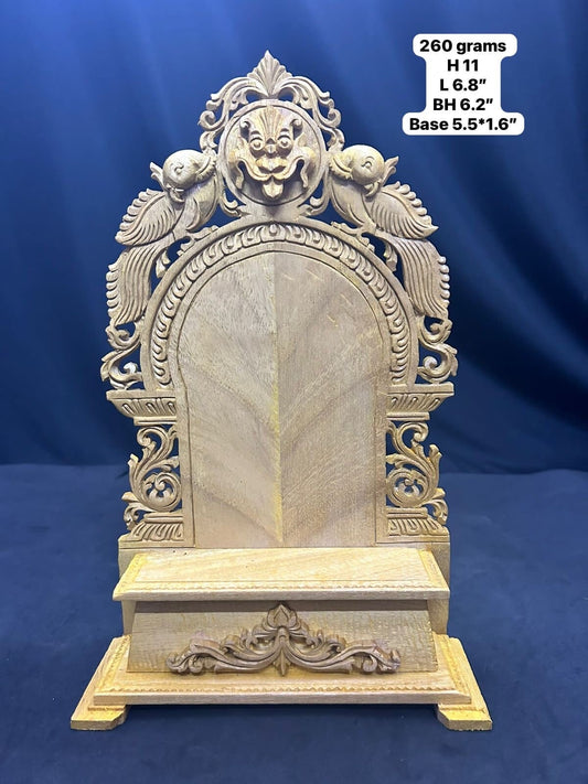 White teak made pooja mantapa