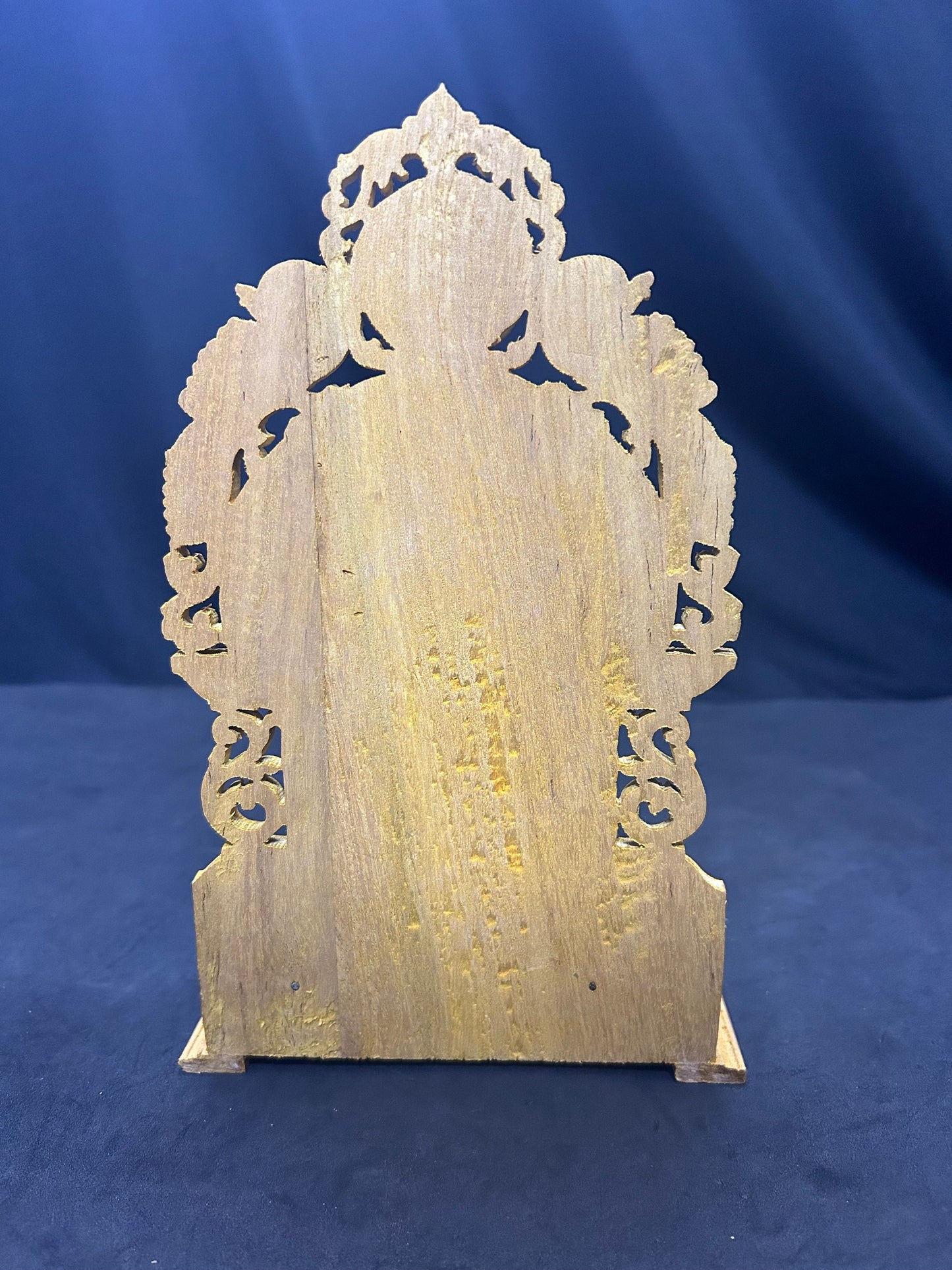 White teak made pooja mantap altar