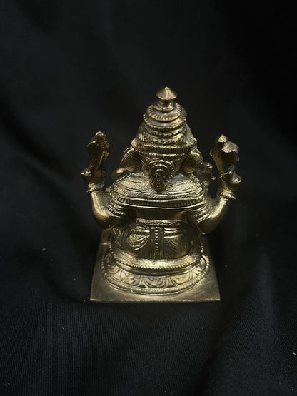 Prasiddh copper idol presents panchaloha idol of ganesha