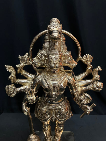 Panchaloham handcrafted Panchamukhi Hanuman