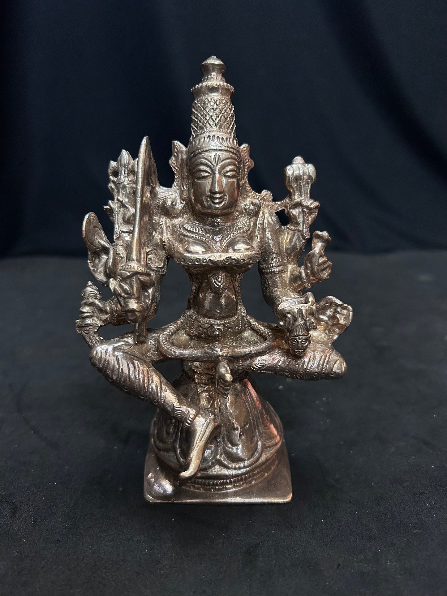 Copper casted Kalikambha idol