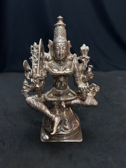 Copper casted Kalikambha idol