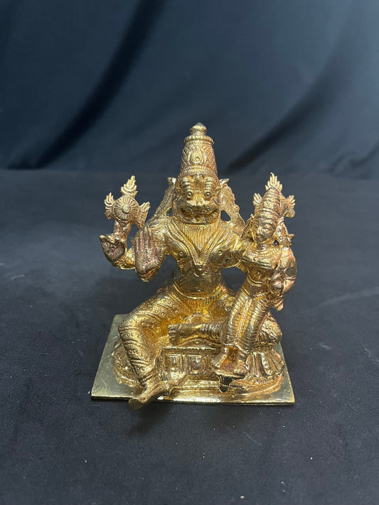 panchaloha casted lakshmi narasimha idol