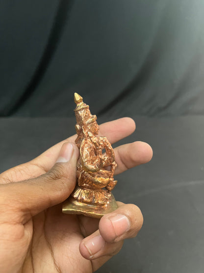 copper casted idol of swamy vishwaksenar