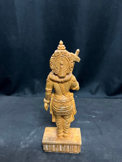 White Teak wooden made Balarama moorthy