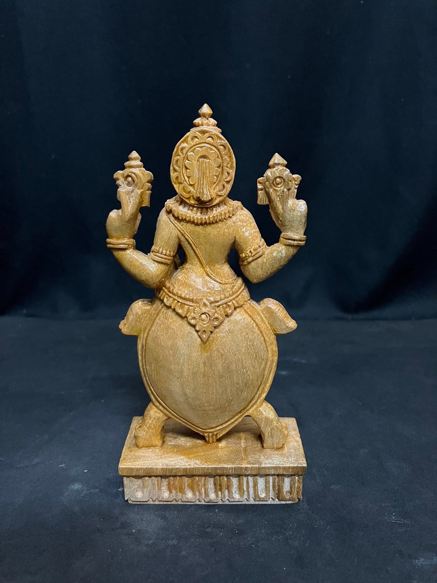 White Teak wooden made Koorma Moorthy