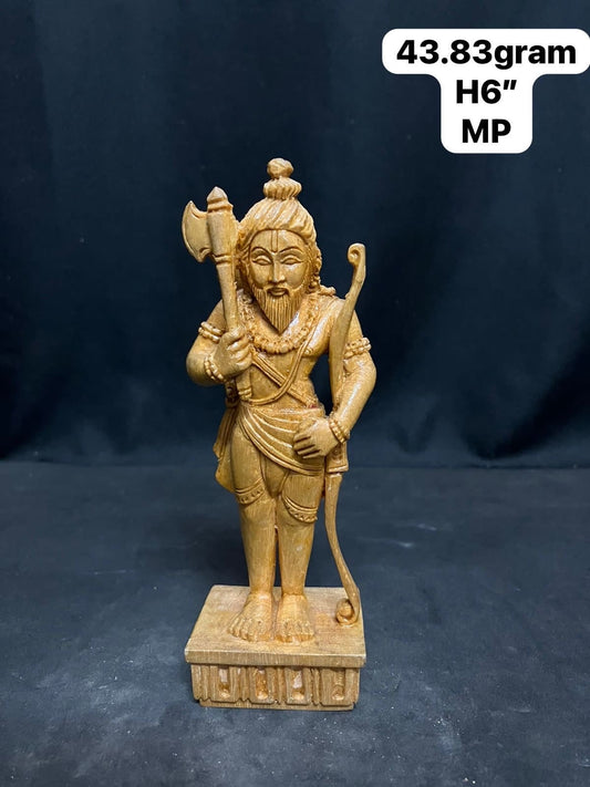 White teak wooden made Parashurama moorthy