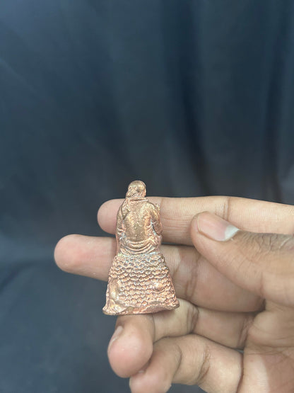 Copper casted idol of lord sai baba