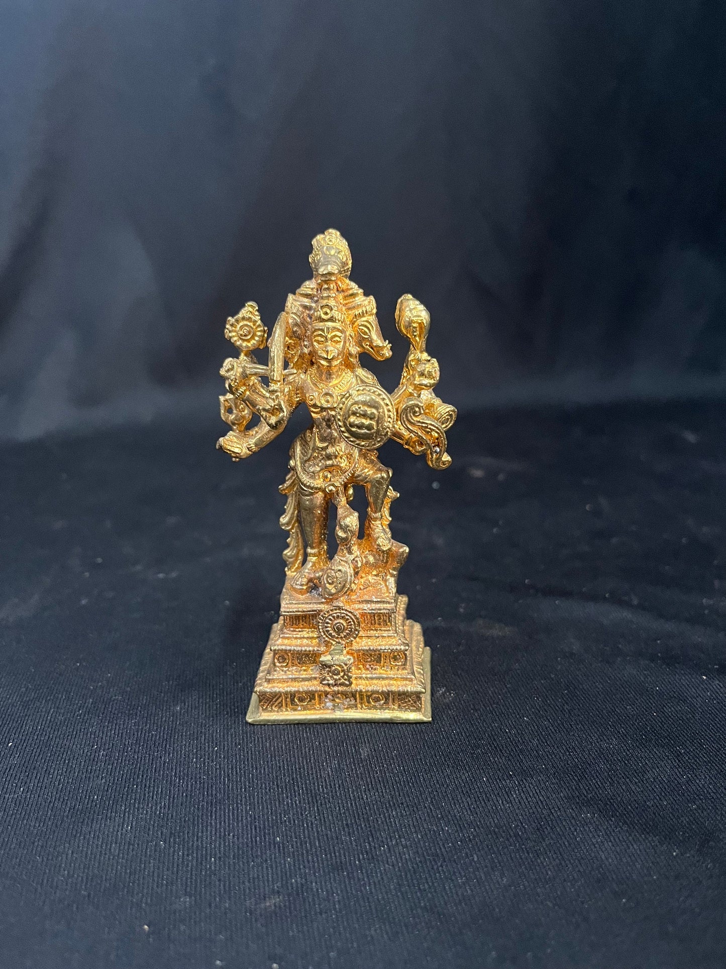 Prasiddh copper idol presents panchaloha idol of panchamukhi hanuman/ 5 face hanuman