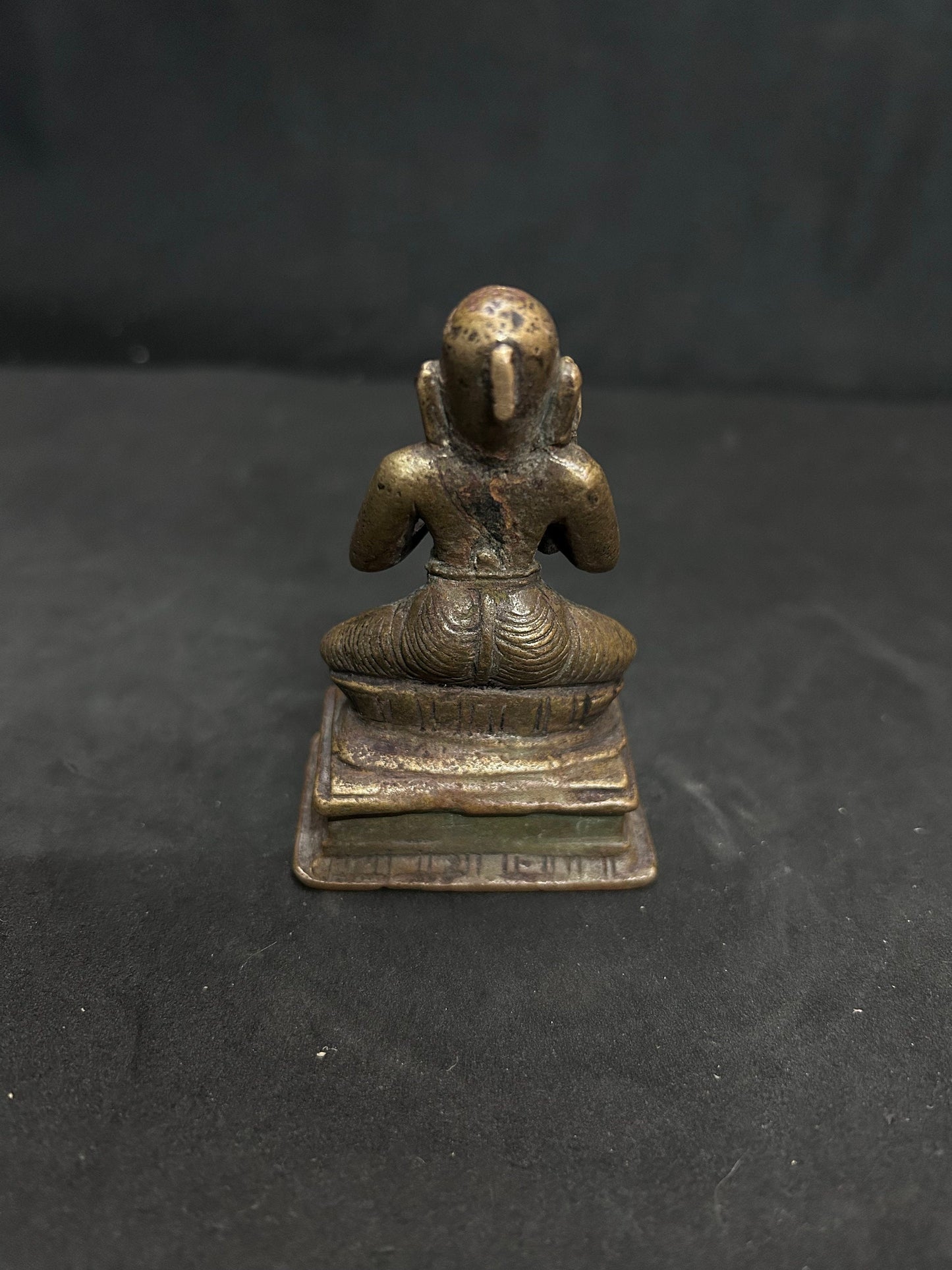 Vintage bronze idol of ramanujar idol