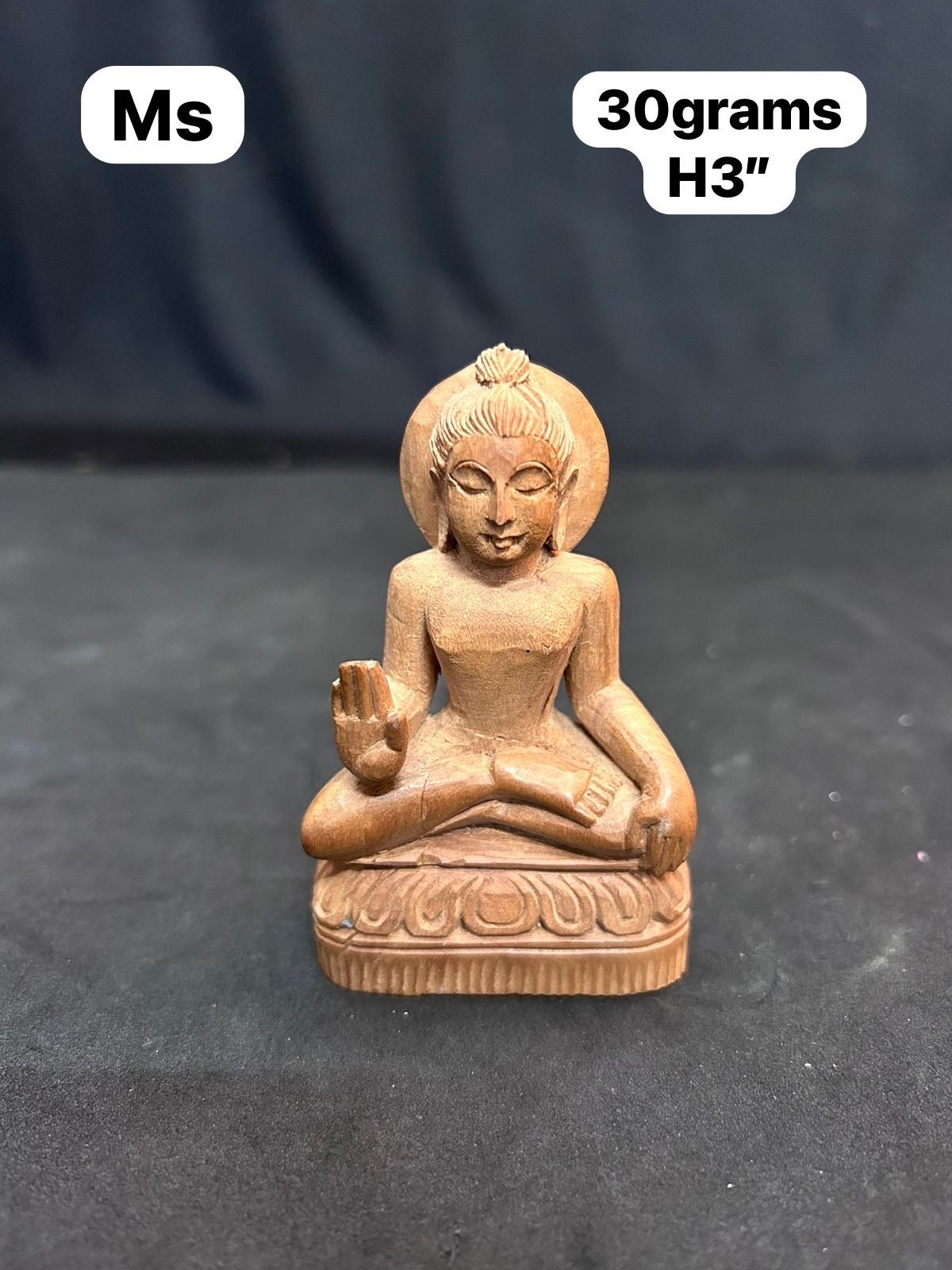 sandalwood made buddha idol