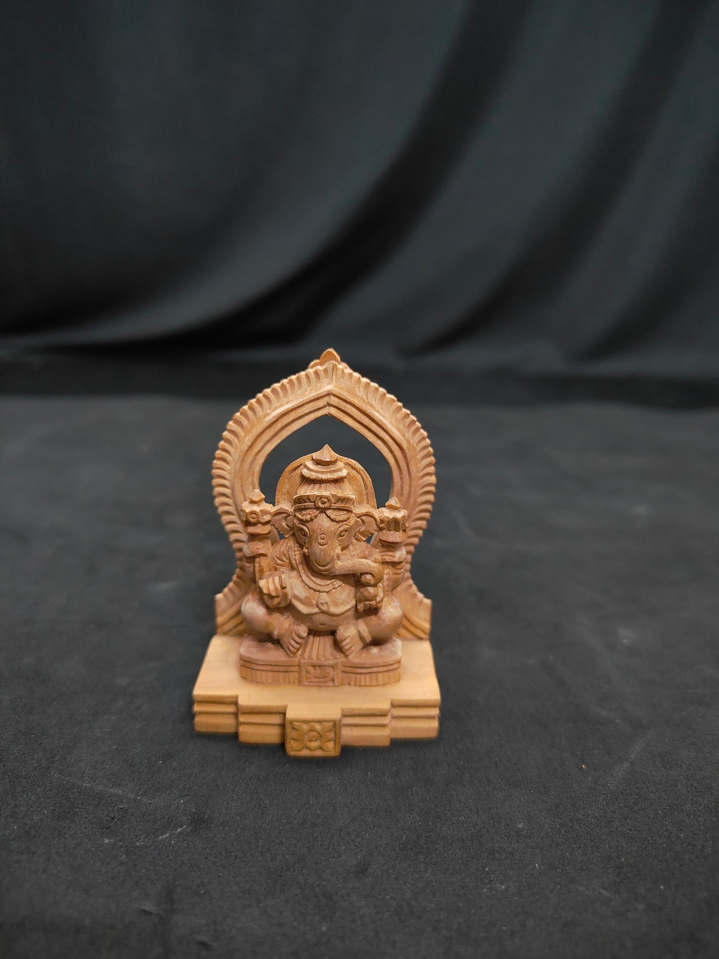 Sandalwood made Ganesha idol