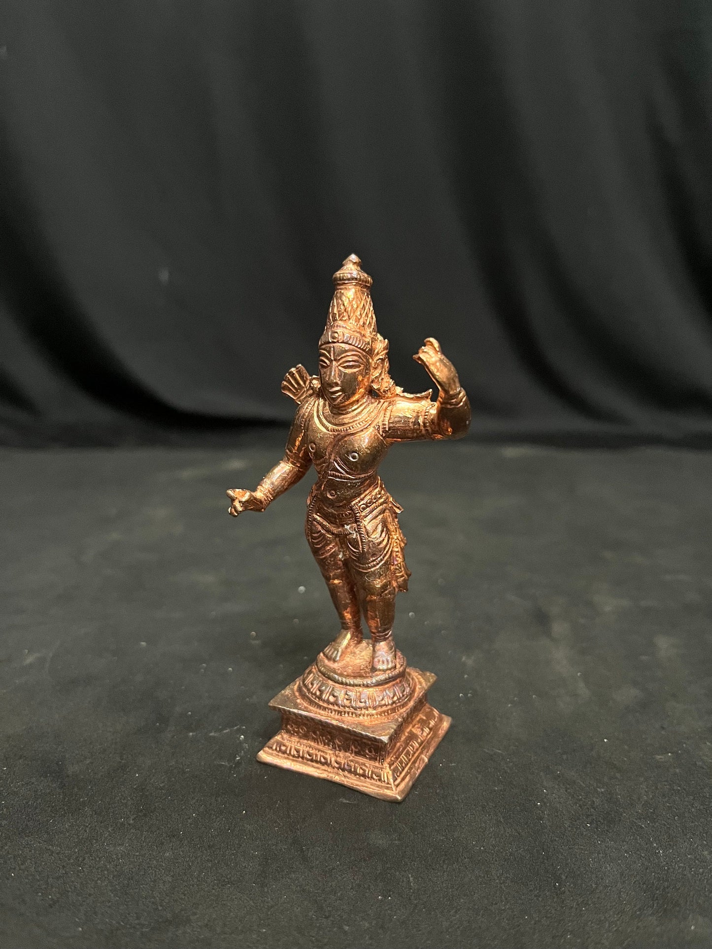 Copper casted idol of Rama