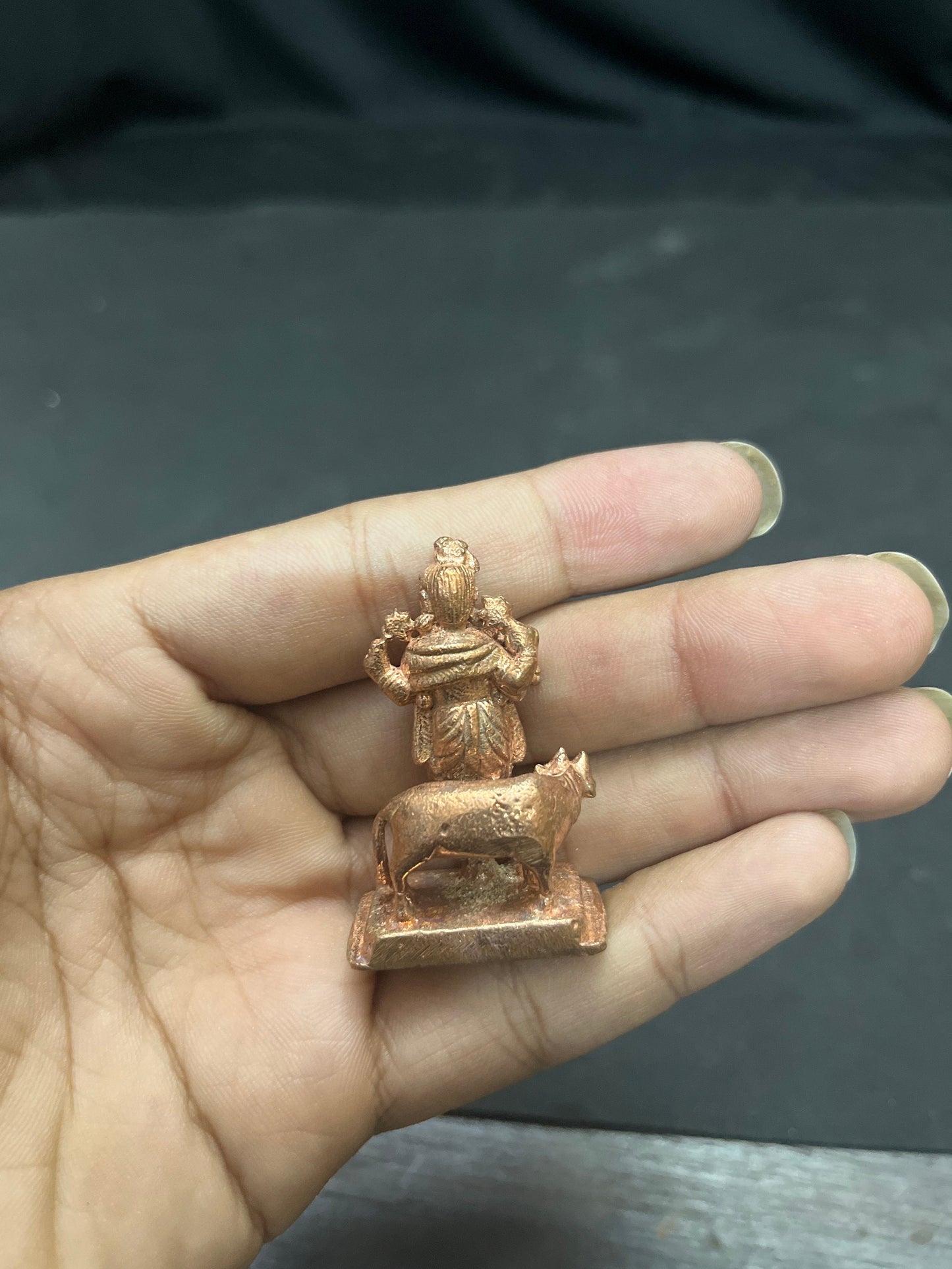 Copper idol of Sri Gopala Krishna swamy