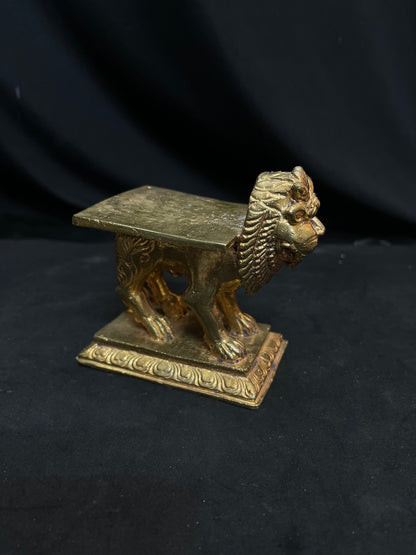 Prasiddh copper idol presents panchaloha idol of simha vahana / lion