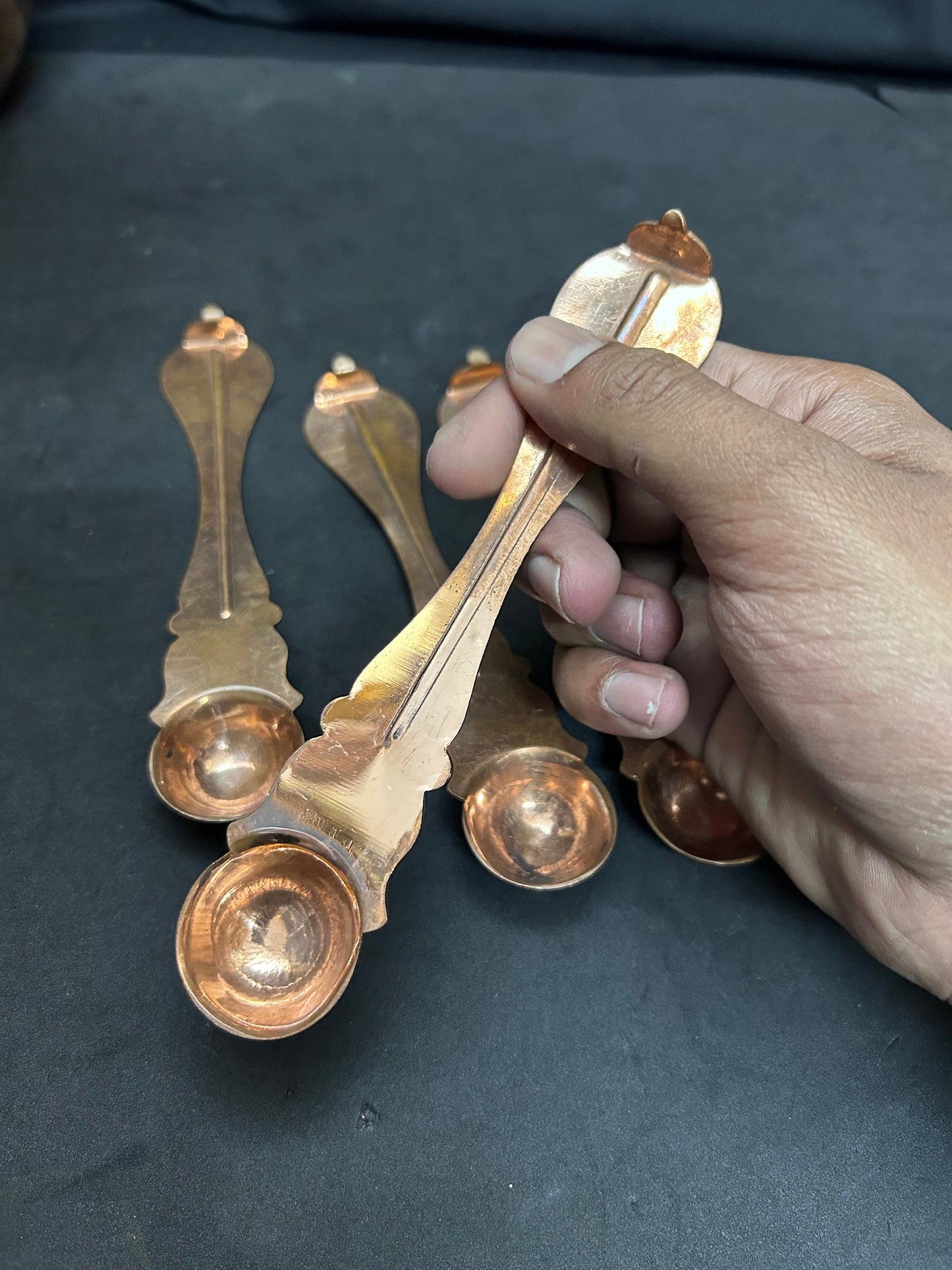 Copper made uddarine ( set of 4 )