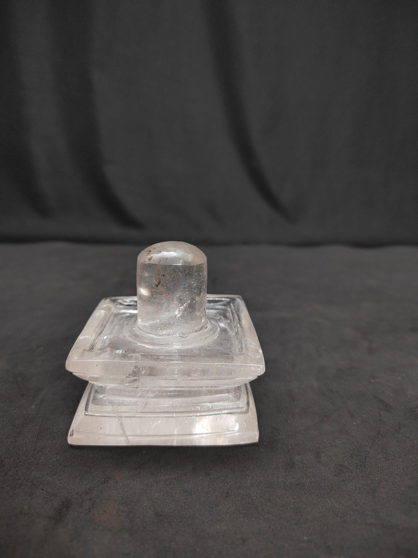 Prasiddh copper idols presents crystal made shiva linga, spatika linga