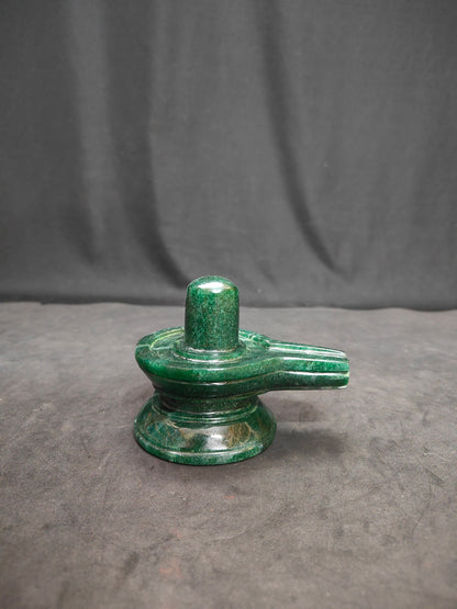 Prasiddh copper idols present Natural Jade made Shiva Linga , perfectly carved