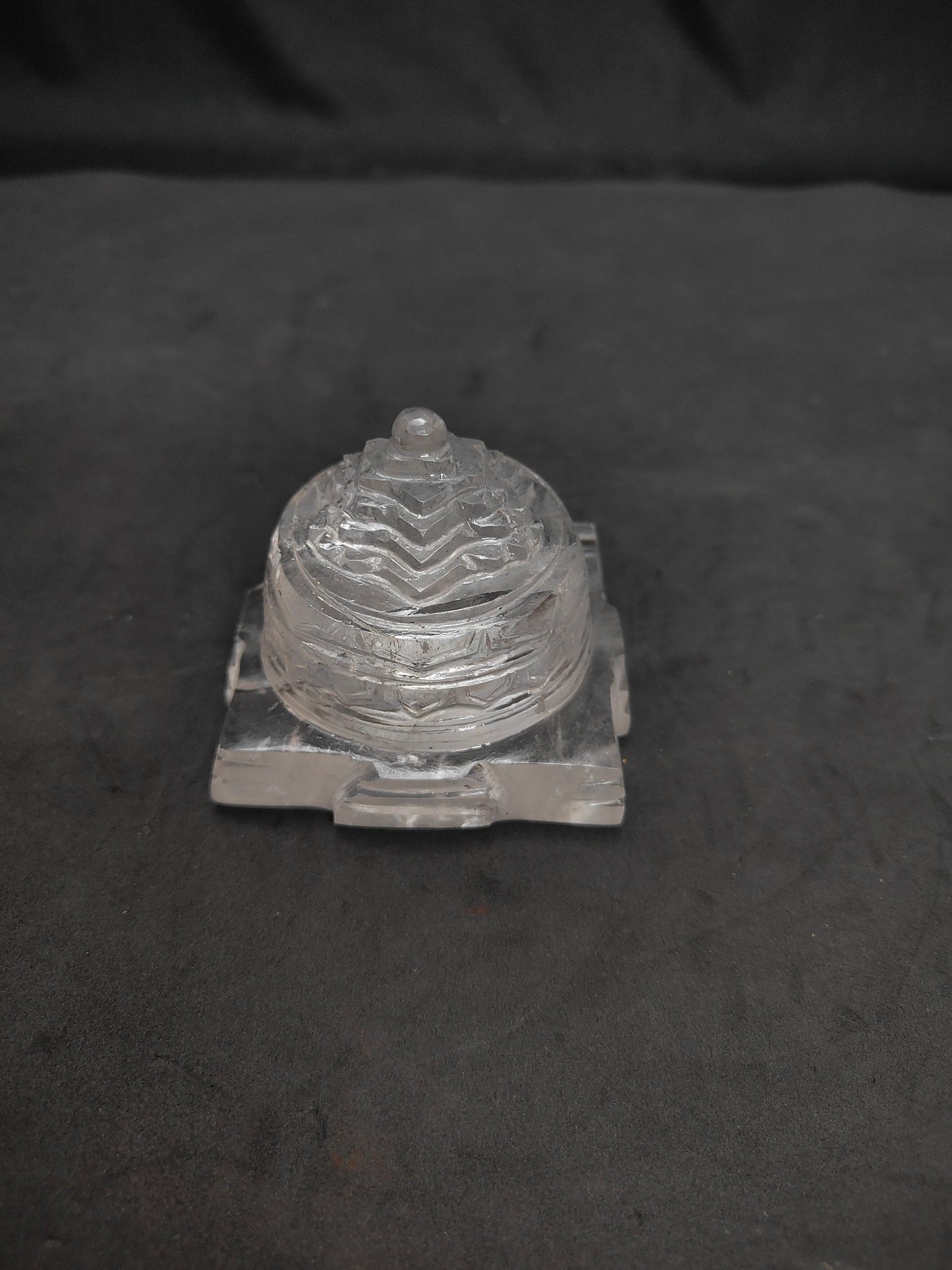 Prasiddh copper idols presents Spatika Shree Meru Yantra, Crystal Merum shree yantra