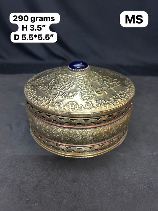 Vintage brass made decorative box