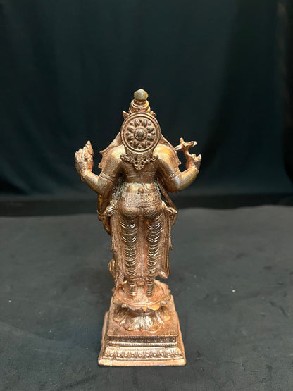 Copper idol of Varaha Swamy