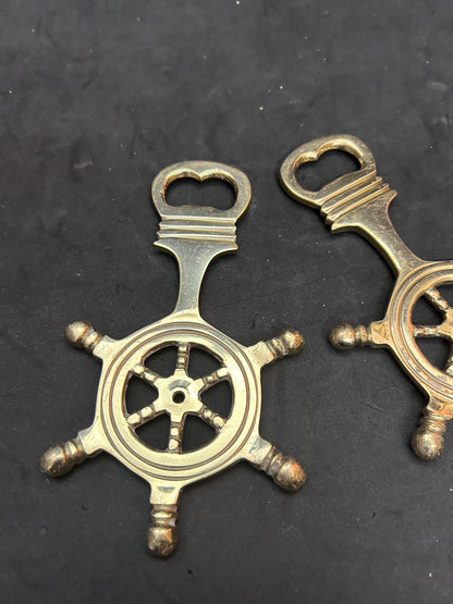 Brass cast bottle opener ( set of 2 )