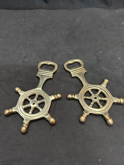 Brass cast bottle opener ( set of 2 )