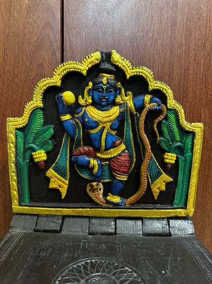 Vintage wooden three step peeta for keeping idols , kalinganarthana peeta