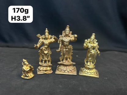 Panchaloha cast Rama parivar idols