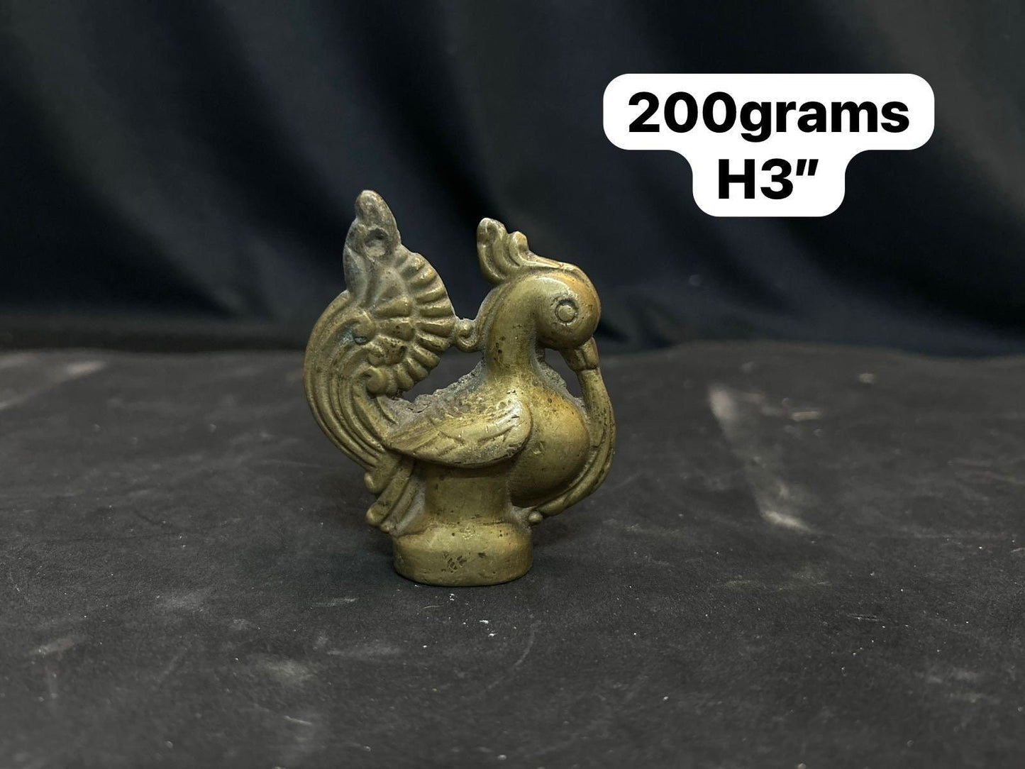 Vintage bronze cast Annapakshi Swan