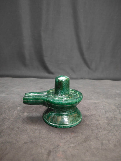 Prasiddh copper idols present Natural Jade made Shiva Linga , perfectly carved