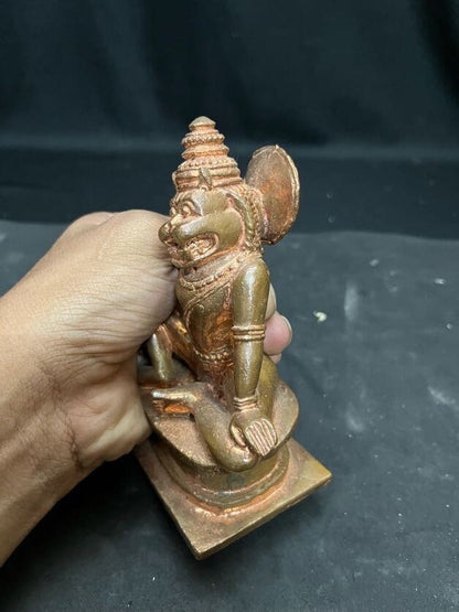 Prasiddh copper idols present copper idol of prayoga chakra narasimha / sukasana narasimha