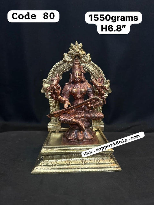 Copper made Matangi Idol on Panchaloha Peetam