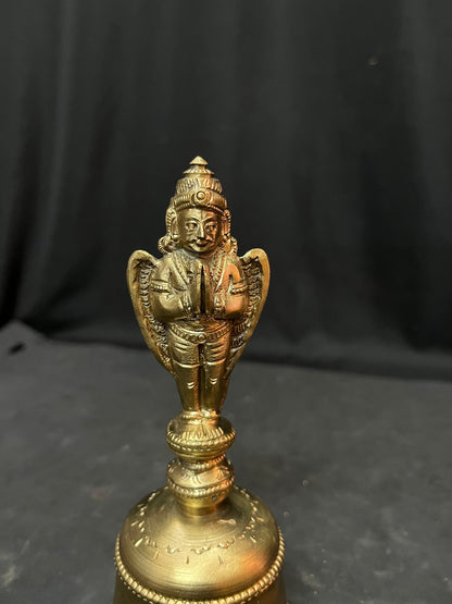 Prasiddh copper idol present panchaloha made garuda hanuman bell