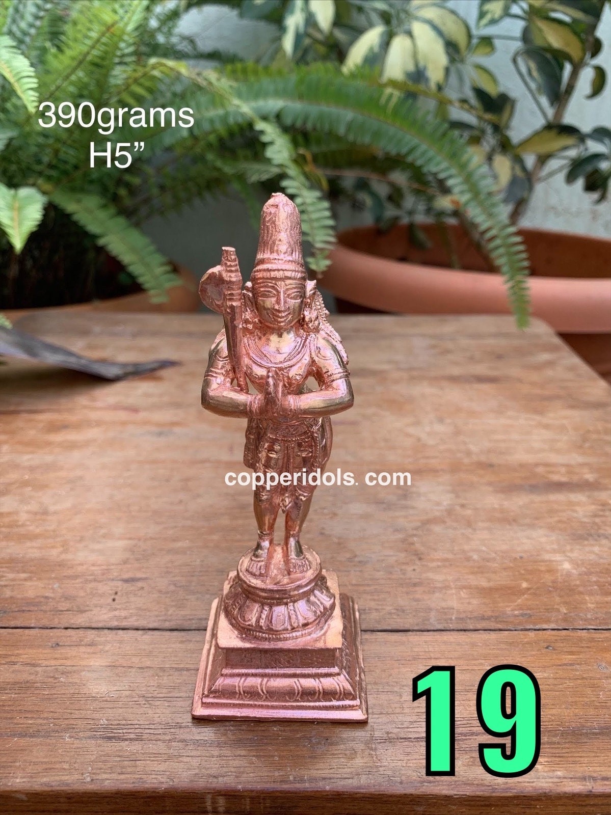 Prasiddh copper idols present copper idol of Chandikeshwara swamy