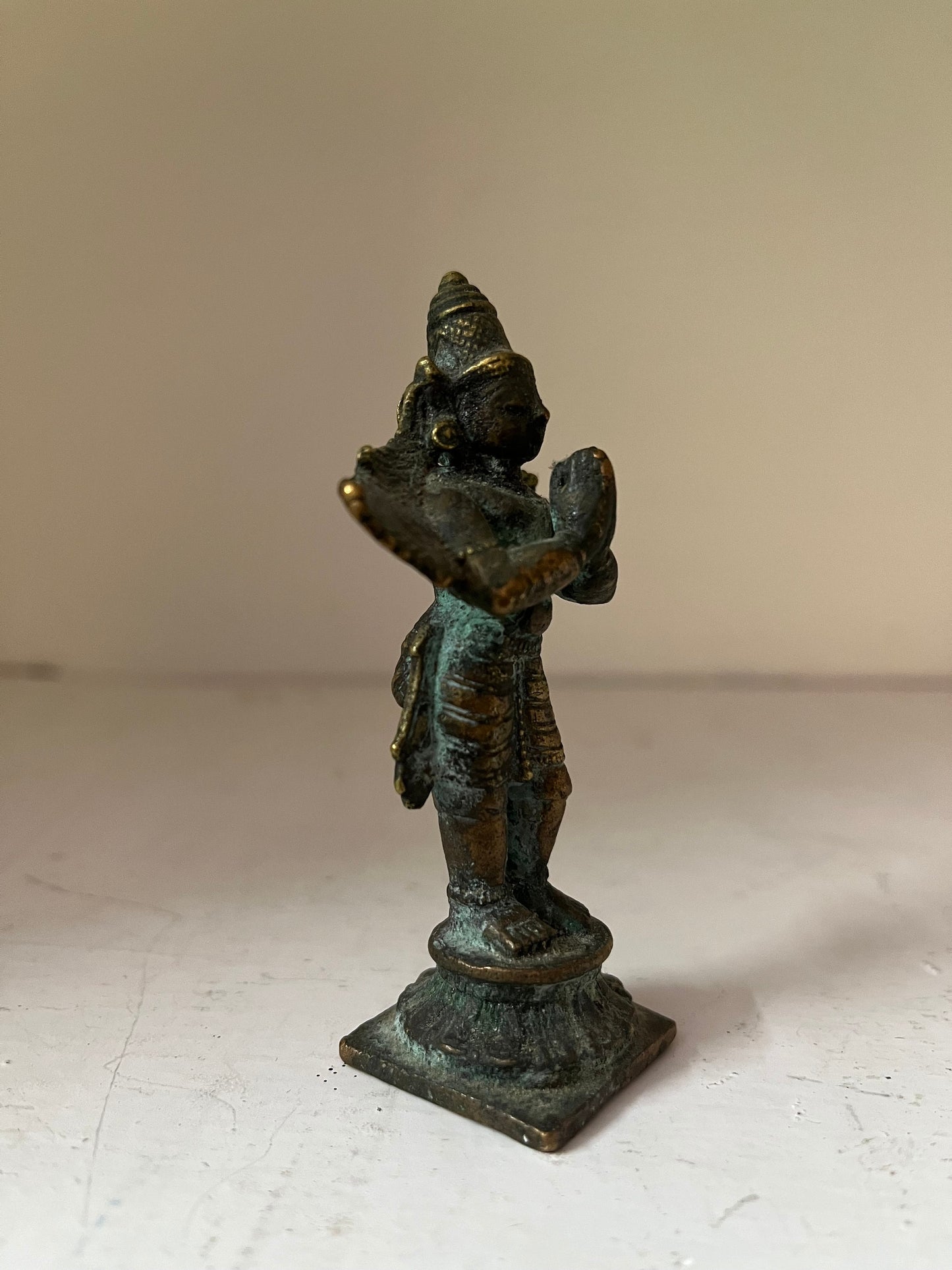 Vintage bronze cast garuda idol