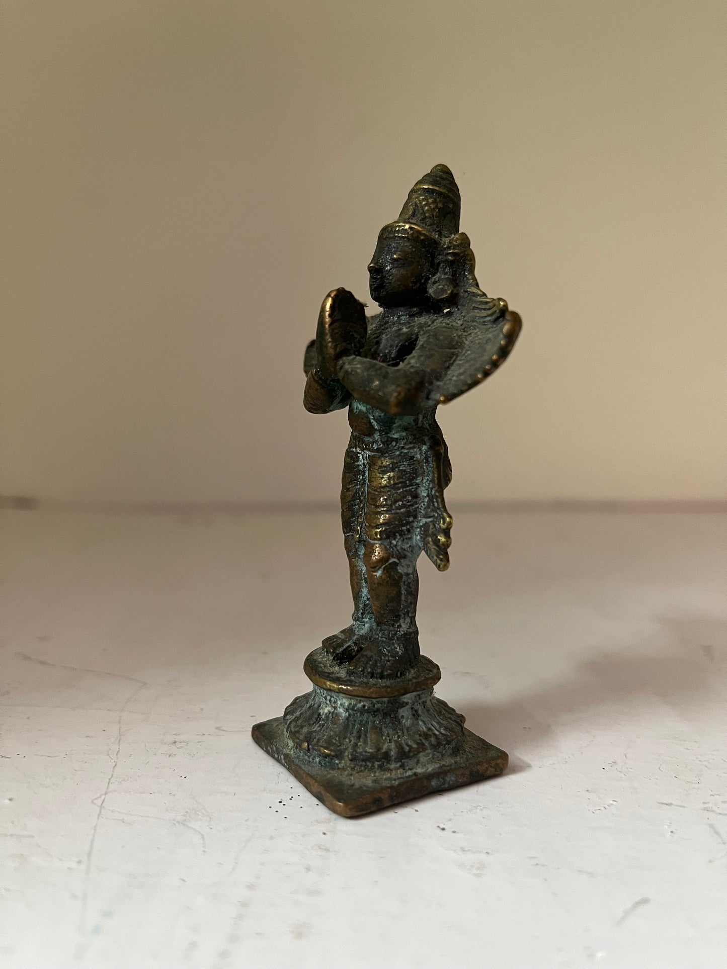 Vintage bronze cast garuda idol