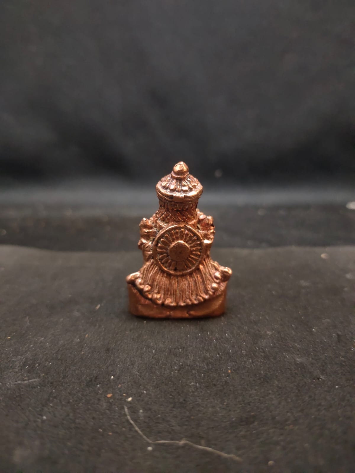 Copper casted narasimha mask miniature one ( set of 5 ) Narasimha Mukha