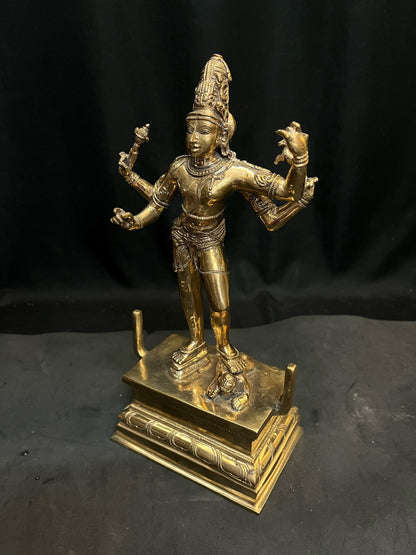 Panchaloha made Veenadhara Dakshinamurthy idol