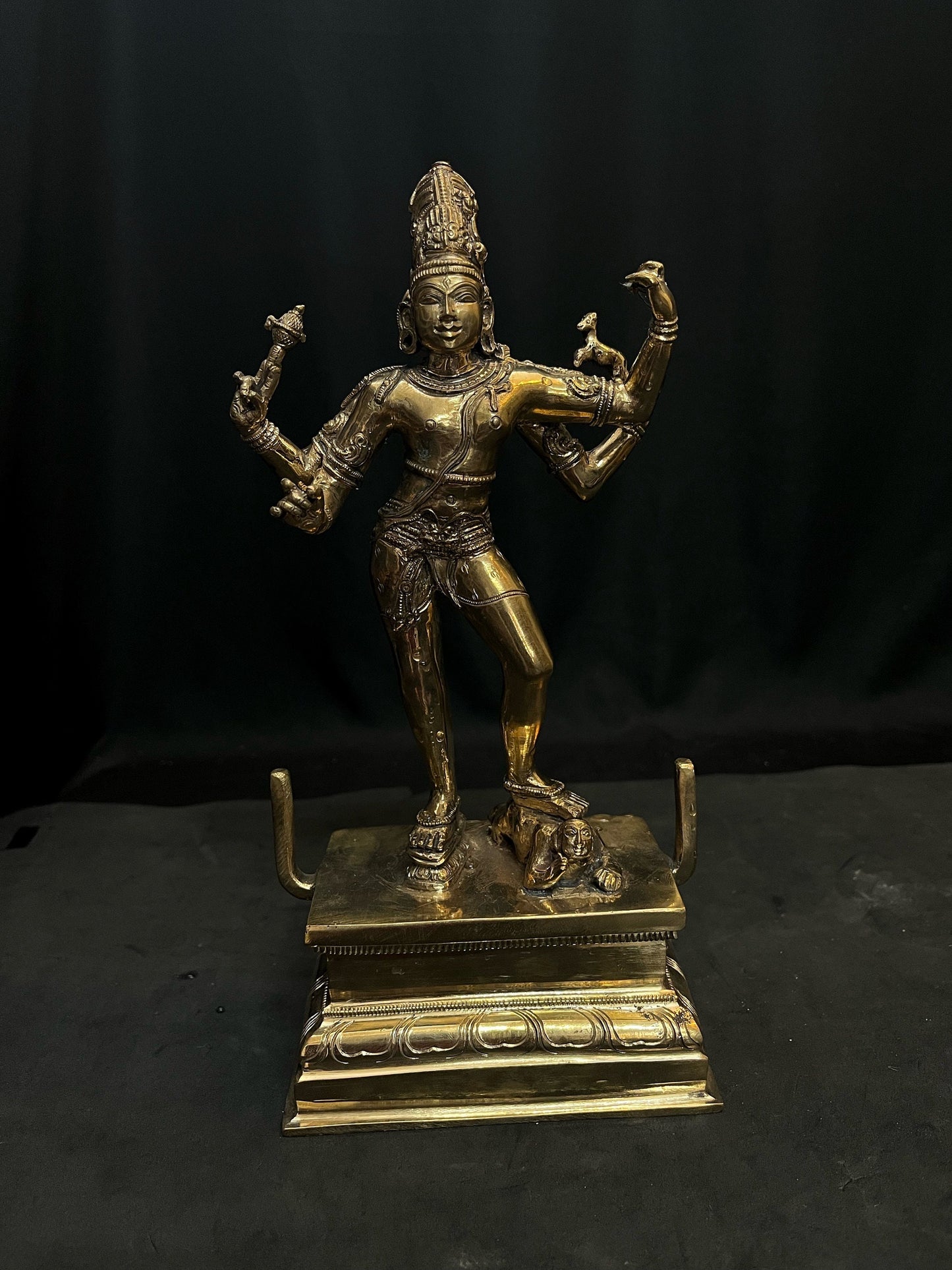 Panchaloha made Veenadhara Dakshinamurthy idol