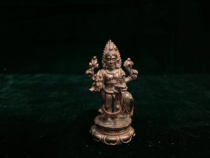 Prasiddh copper idols present copper idol of kalabairava swamy / Kala Bhairava / kaalabhairavar