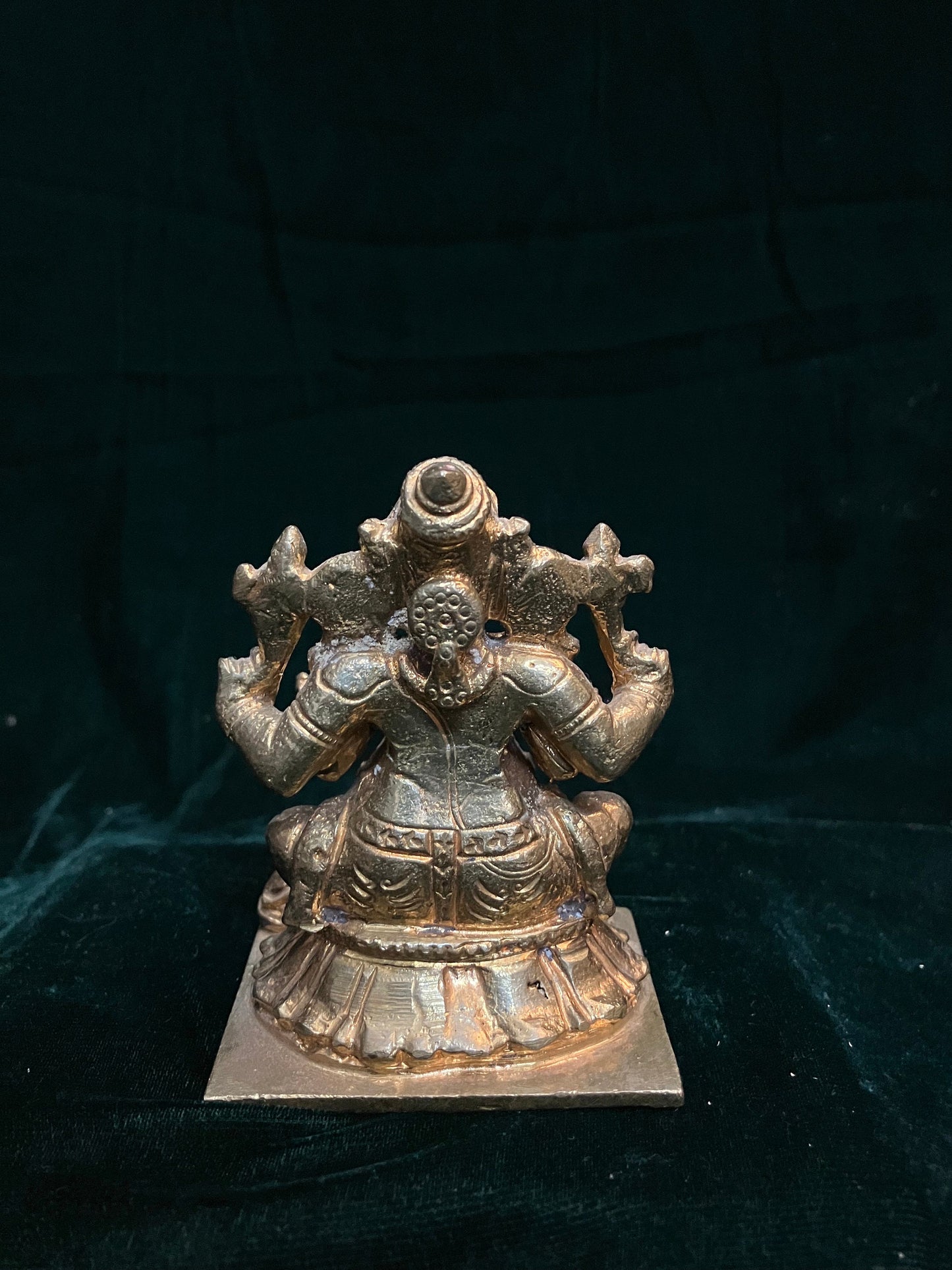 Prasiddh copper idols presents panchaloha idol of hoysala style mysore ganesha