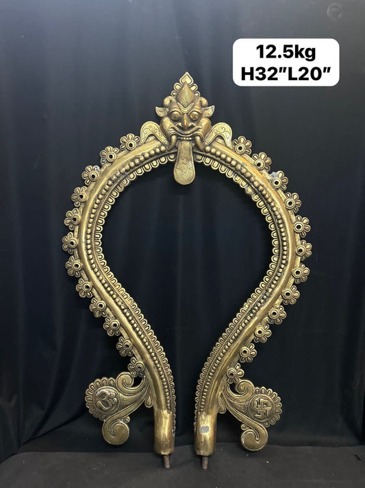 Brass cast heavy Malbar style Prabhavali