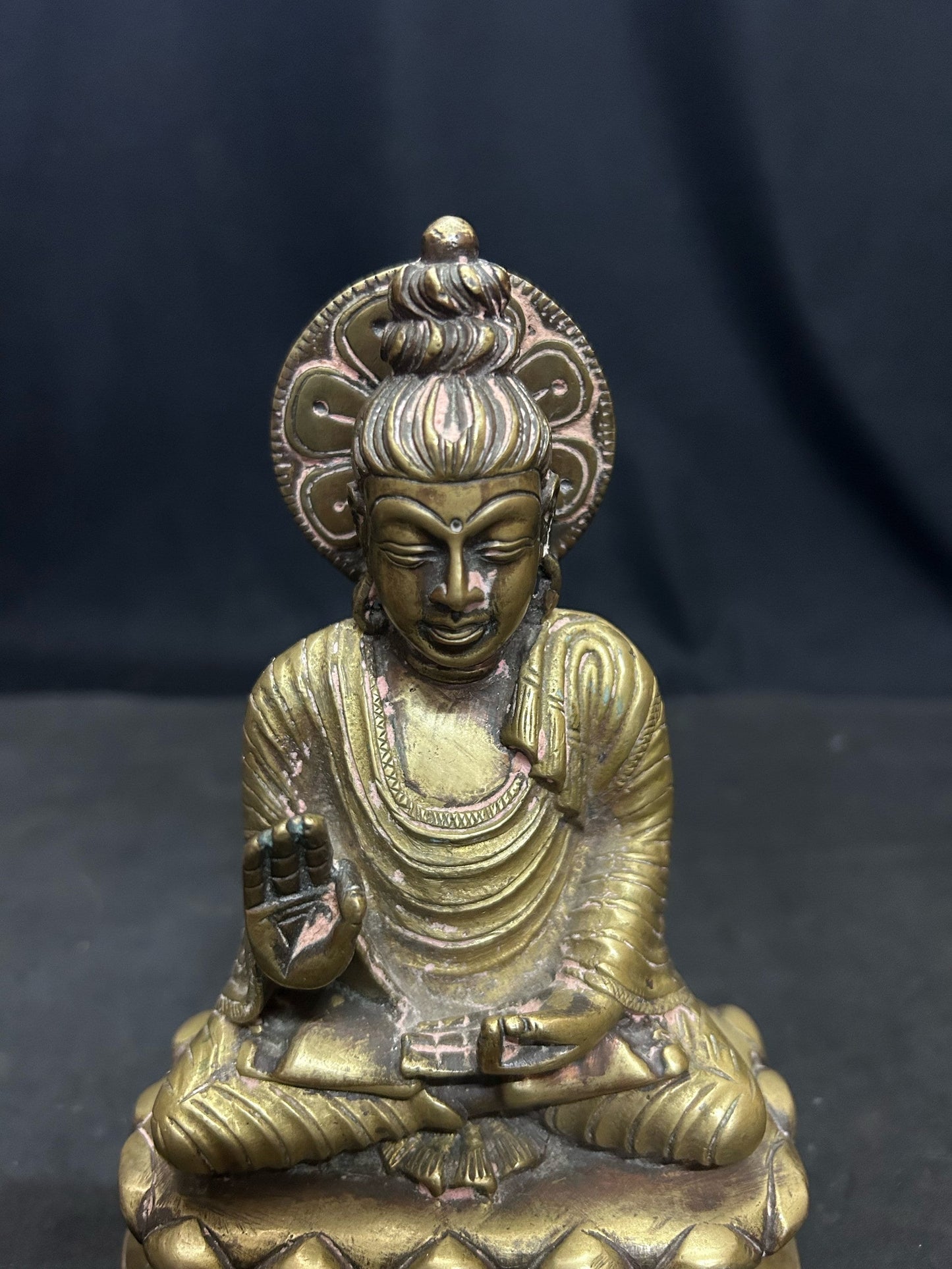 Vintage bronze cast Lord Buddha