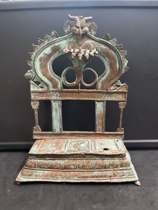 Vintage copper made peeta prabhavali