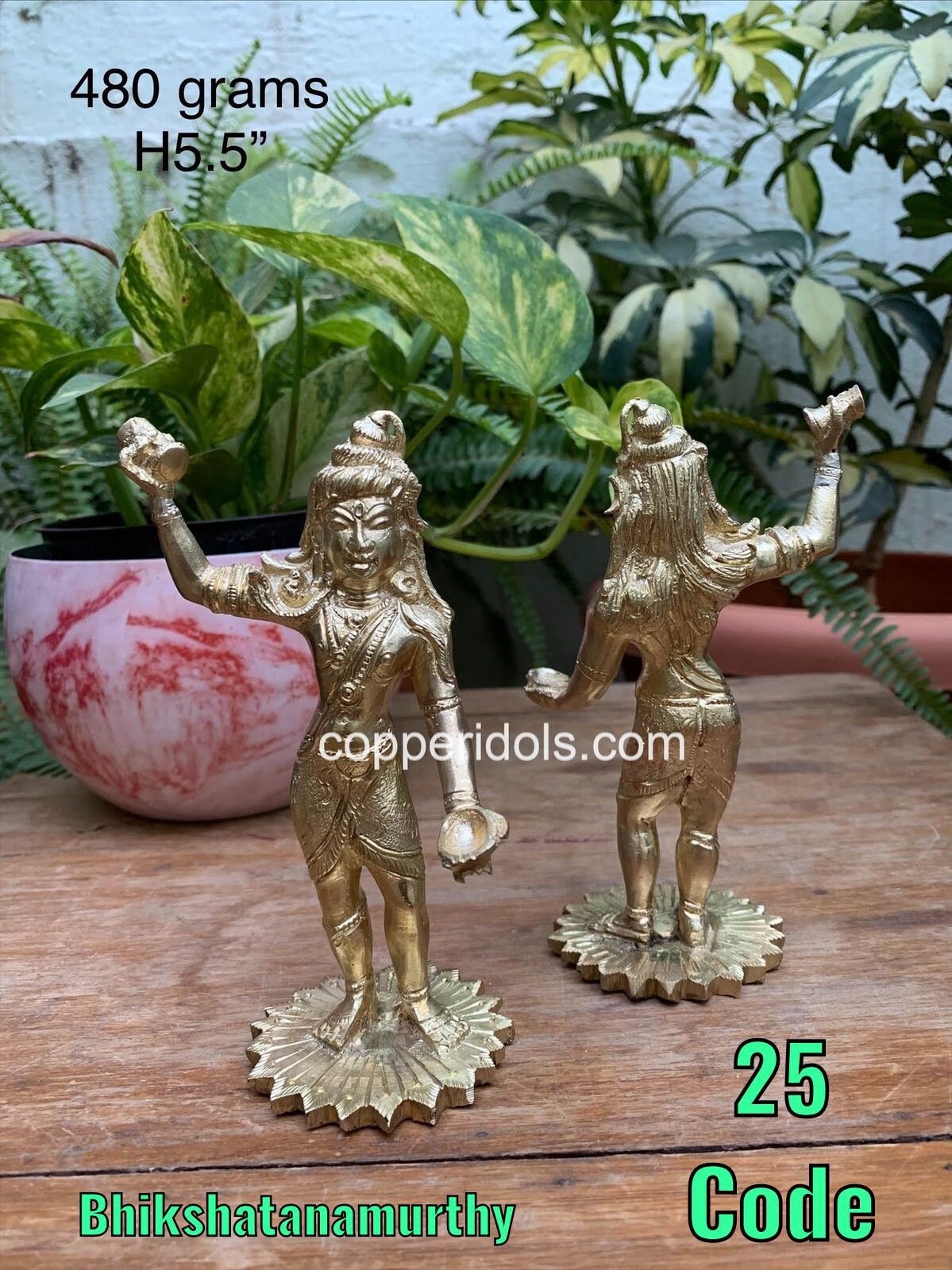 prasiddh copper idols present Panchaloha idol of bhikshatanamurthy / Bhatuk Bhairav